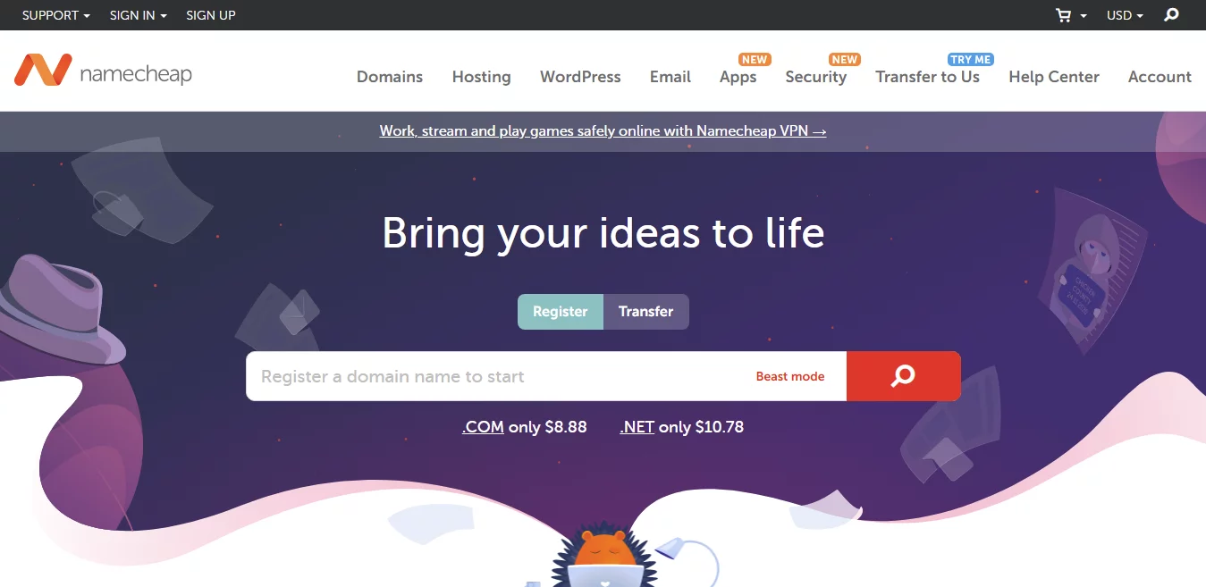 Buy domain name Cheap domain names from 1 37 Namecheap