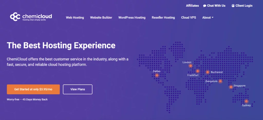 国外主机托管商-chemicloud