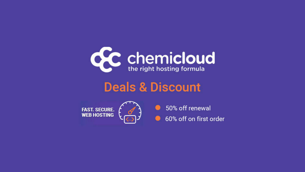 ChemiCloud优惠汇总,续费永久优惠50%,或首购优惠70%