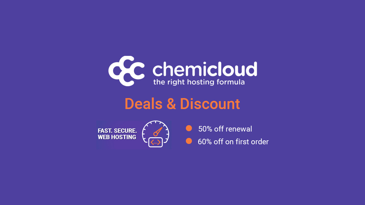 Chemicloud deals coupon