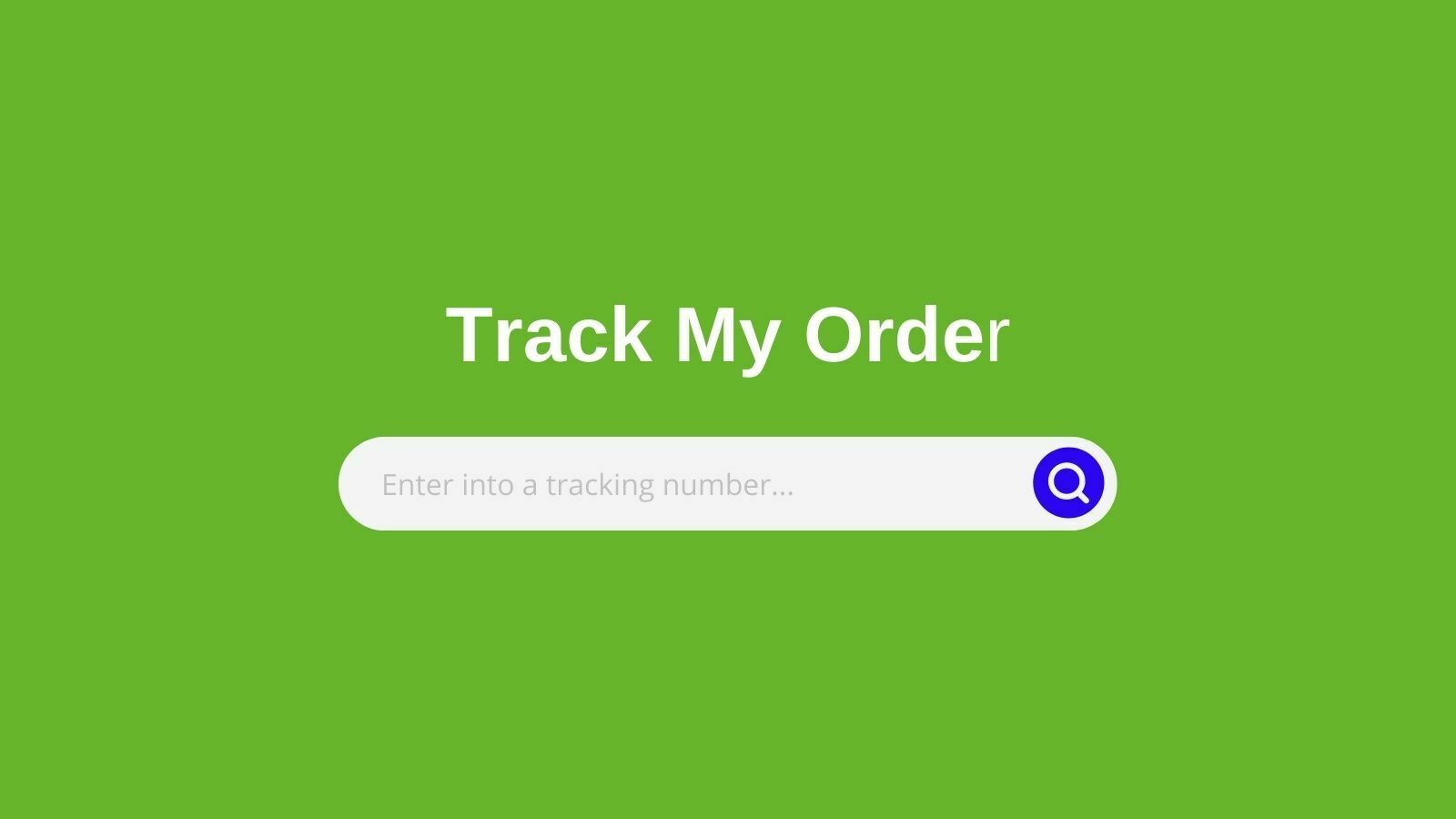 Track my order