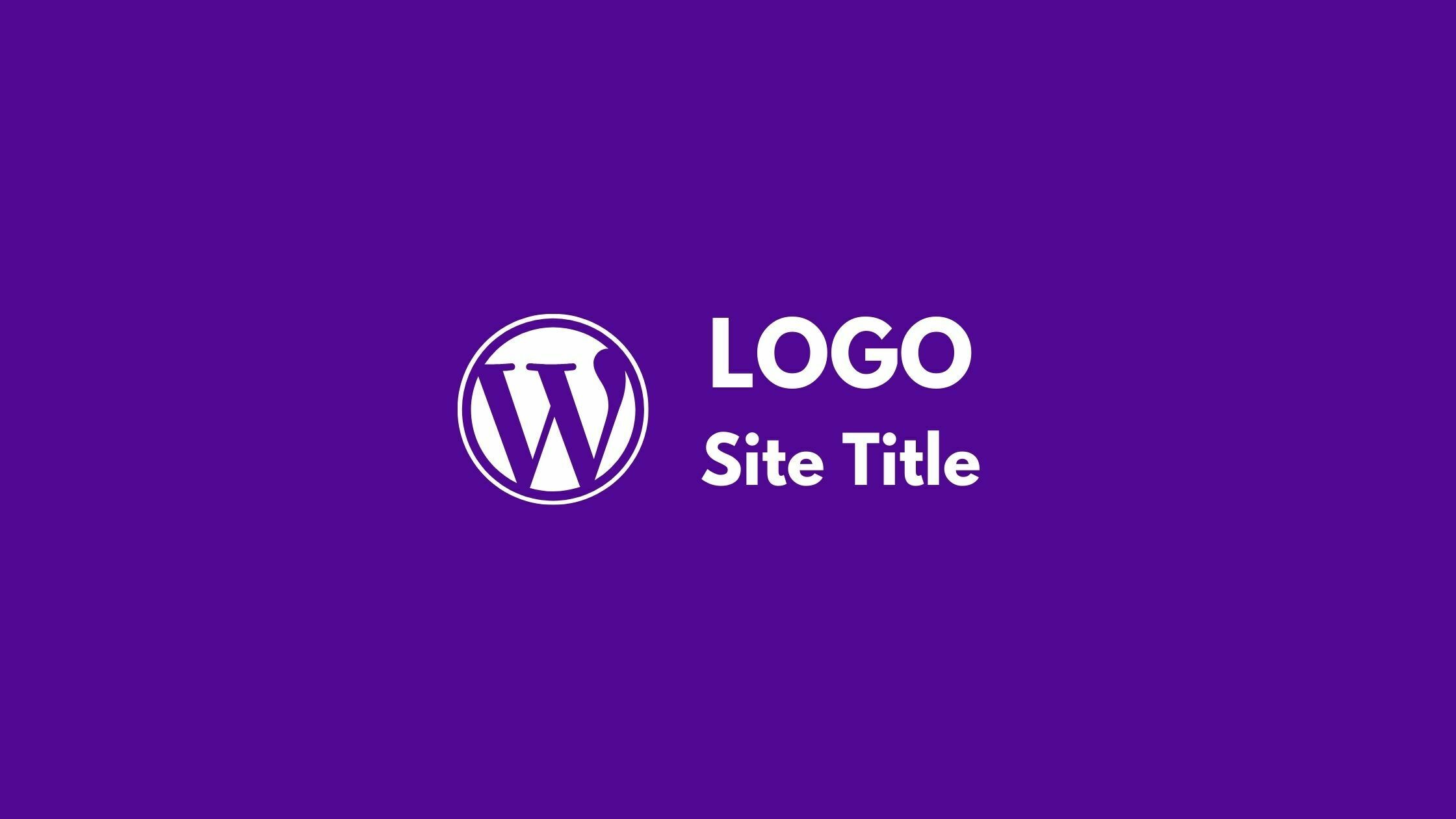 如何修改或设置WordPress网站的标题以及Logo(WP系列四)