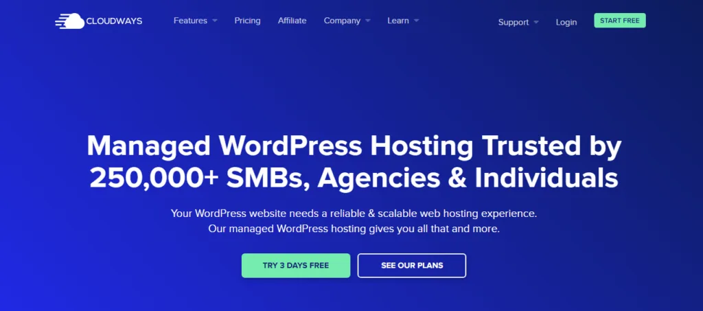 cloudways全托管wordpress主机