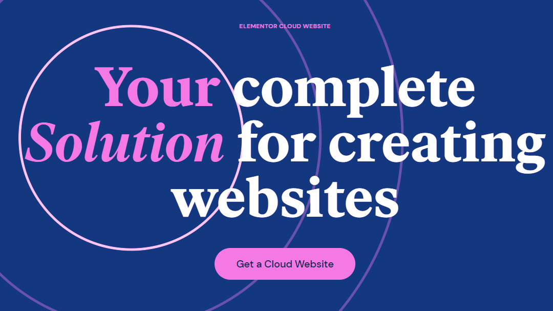 使用Elementor cloud website自建跨境独立站，更省力优秀