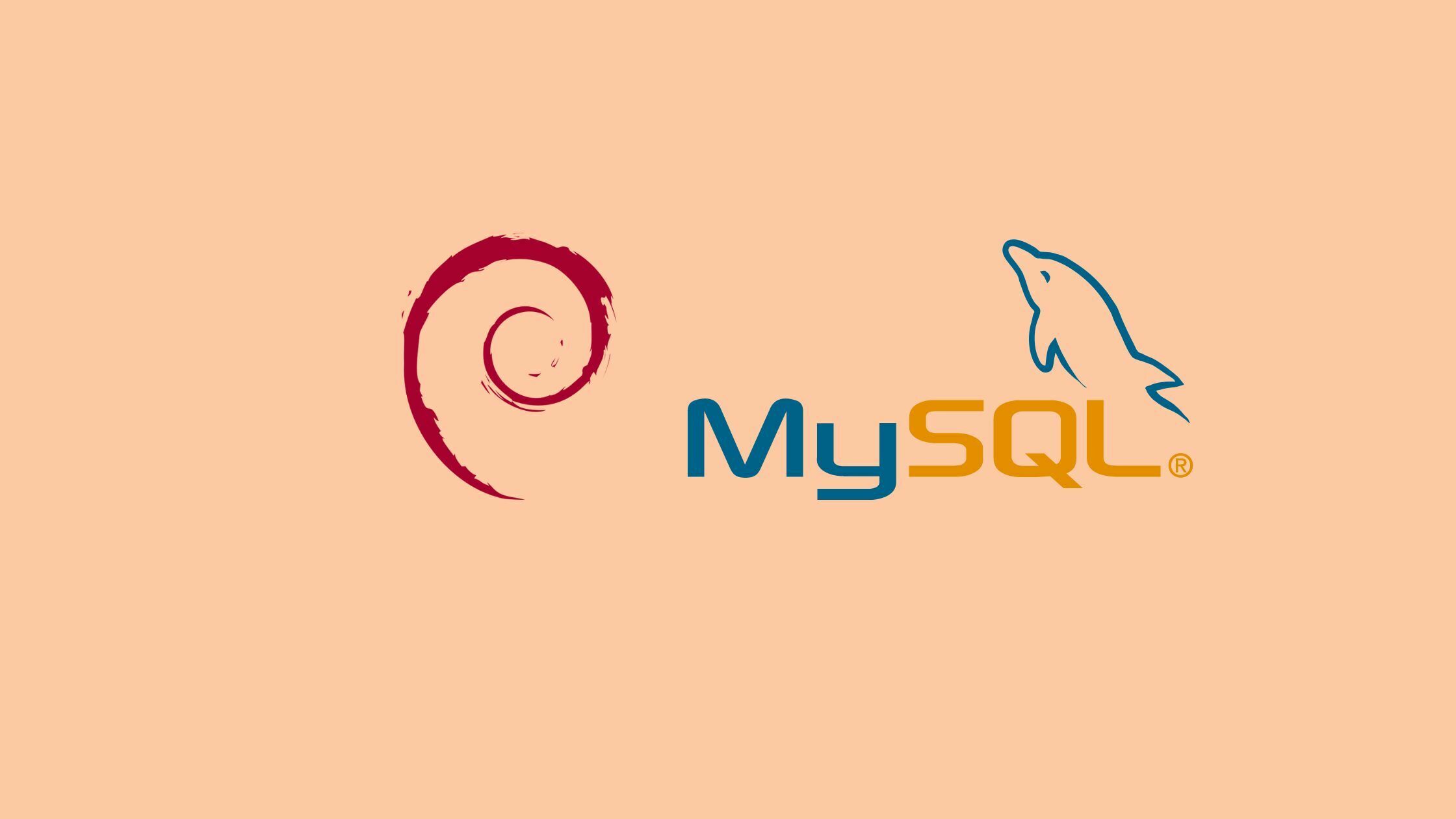 install mysql on debian