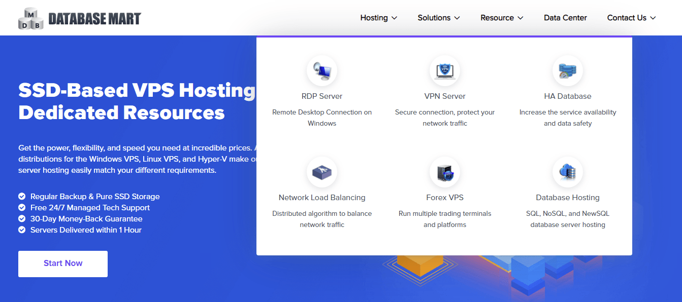 Database Mart主机VPS黑五前5折最大优惠，终身有效(最便宜VPS) | 青松跨境B2C