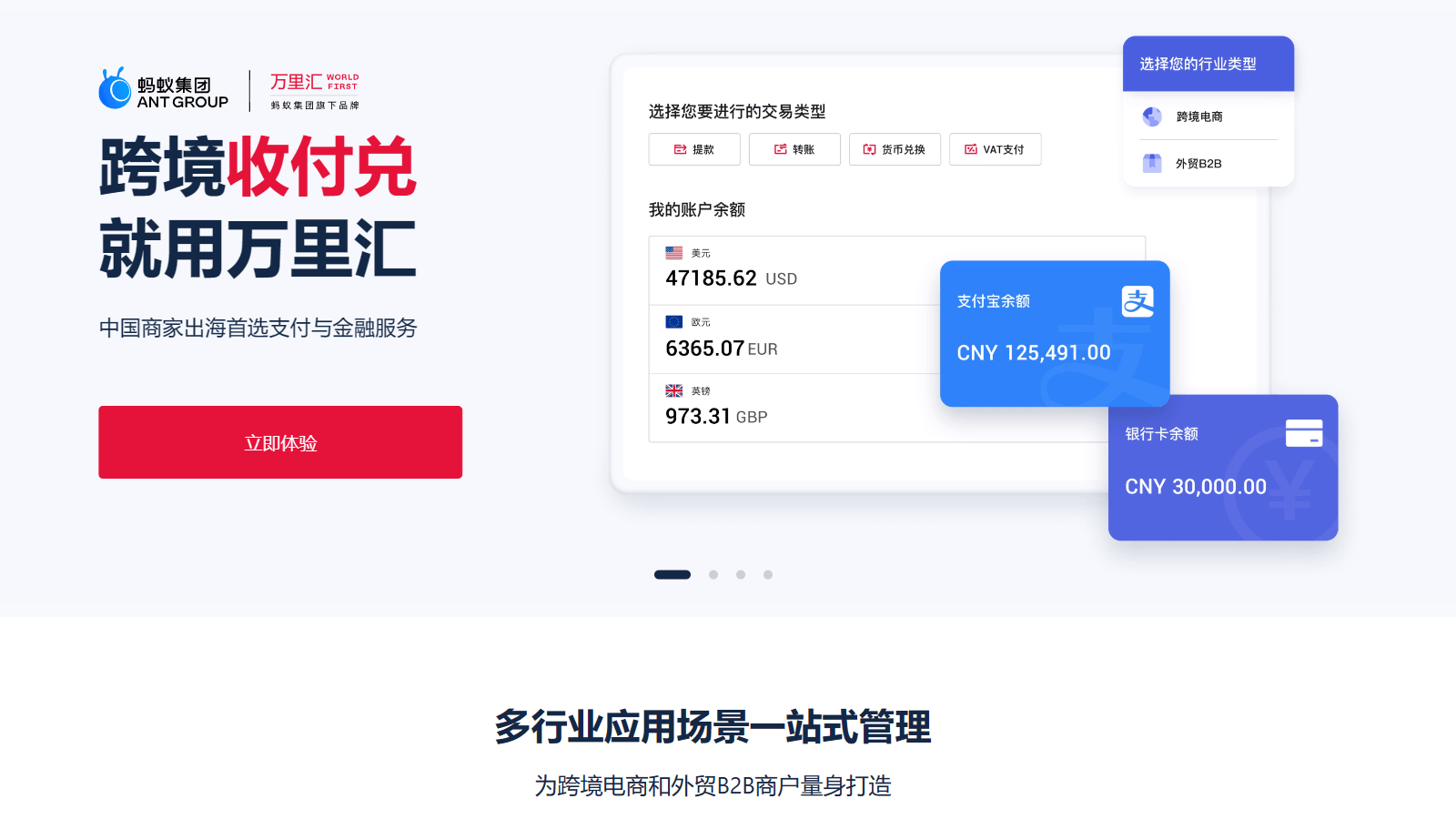 跨境电商收款平台万里汇WorldFirst,跨境支付平台,电商和外贸B2B收款方式