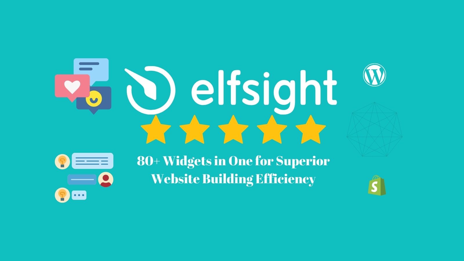 80+Elfsight小工具(widget)集合平台可简化和优化大量网站建设工作