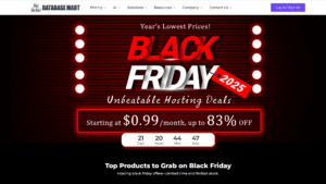 20年稳定老牌！Database Mart 2025黑五活动！美国VPS/GPU服务器/独服2折$0.99/月起美国原生IP不限流